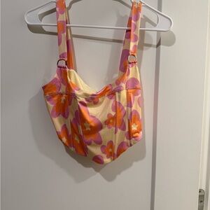 Princess Polly Recycled Fibers Flower Child Corset Multi